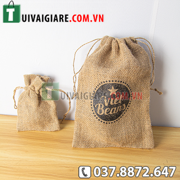 Túi vải đay dây rút giá rẻ