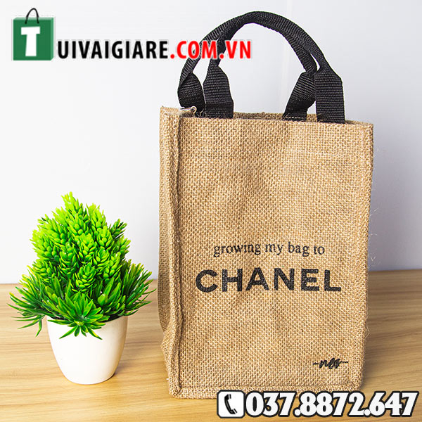 Túi vải chanel cầm tay cao cấp