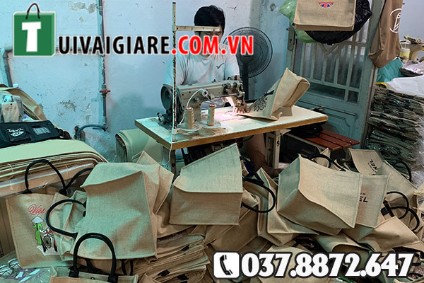 May túi vải đay giá rẻ Hà Nội
