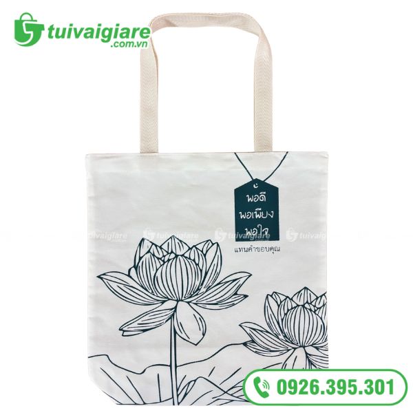 Túi vải Thái Lan tote đơn giản