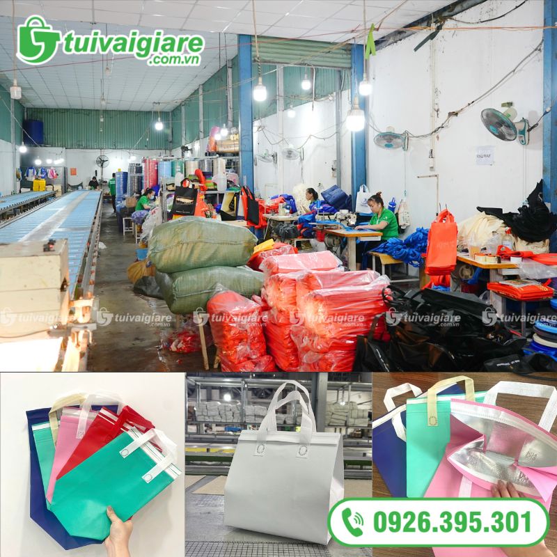 Xưởng Túi Vải Giá Rẻ - Địa chỉ sản xuất túi giữ nhiệt đựng cơm hàng đầu cho các doanh nghiệp