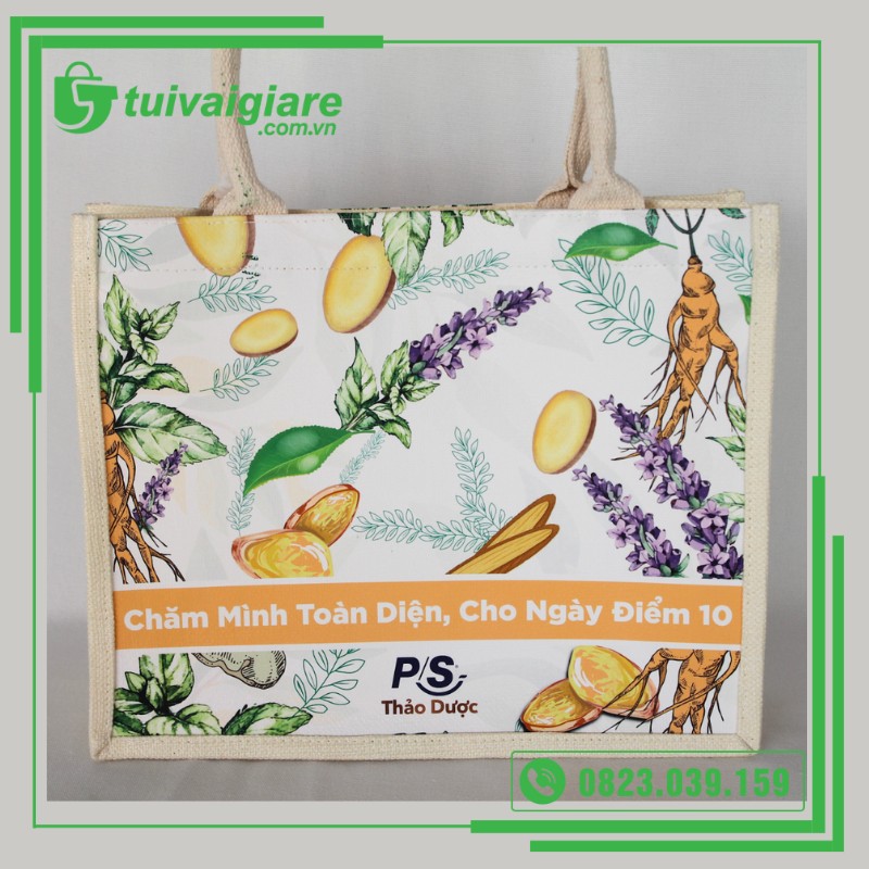 công nghệ in PET túi vải linen