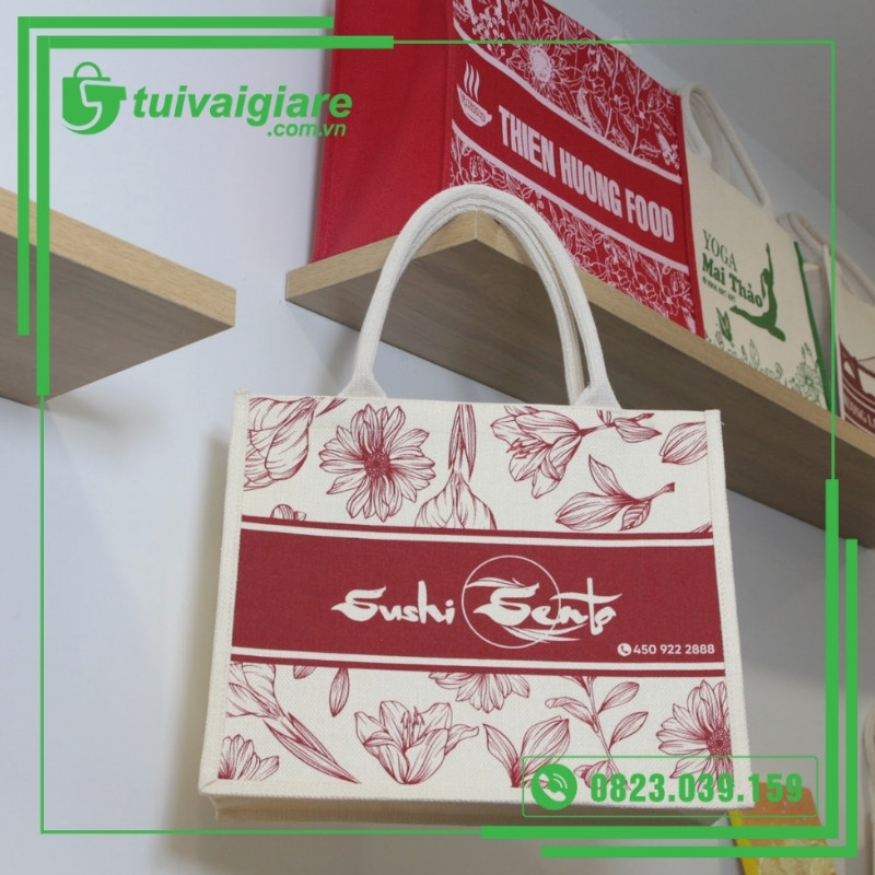 túi vải đay linen Sushi Sento