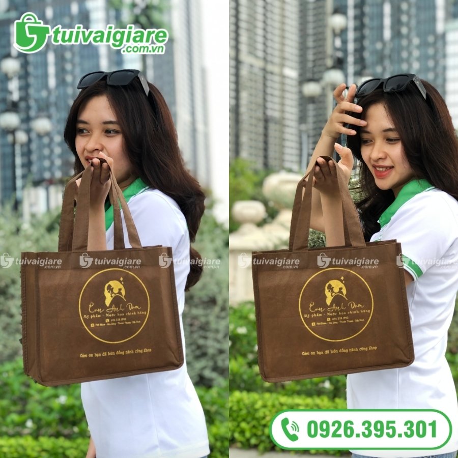 Túi vải không dệt cửa hàng mỹ phẩm Lan Anh