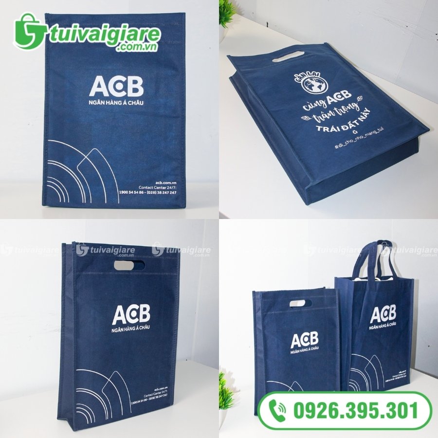 Túi vải không dệt quà tặng ngân hàng Á Châu