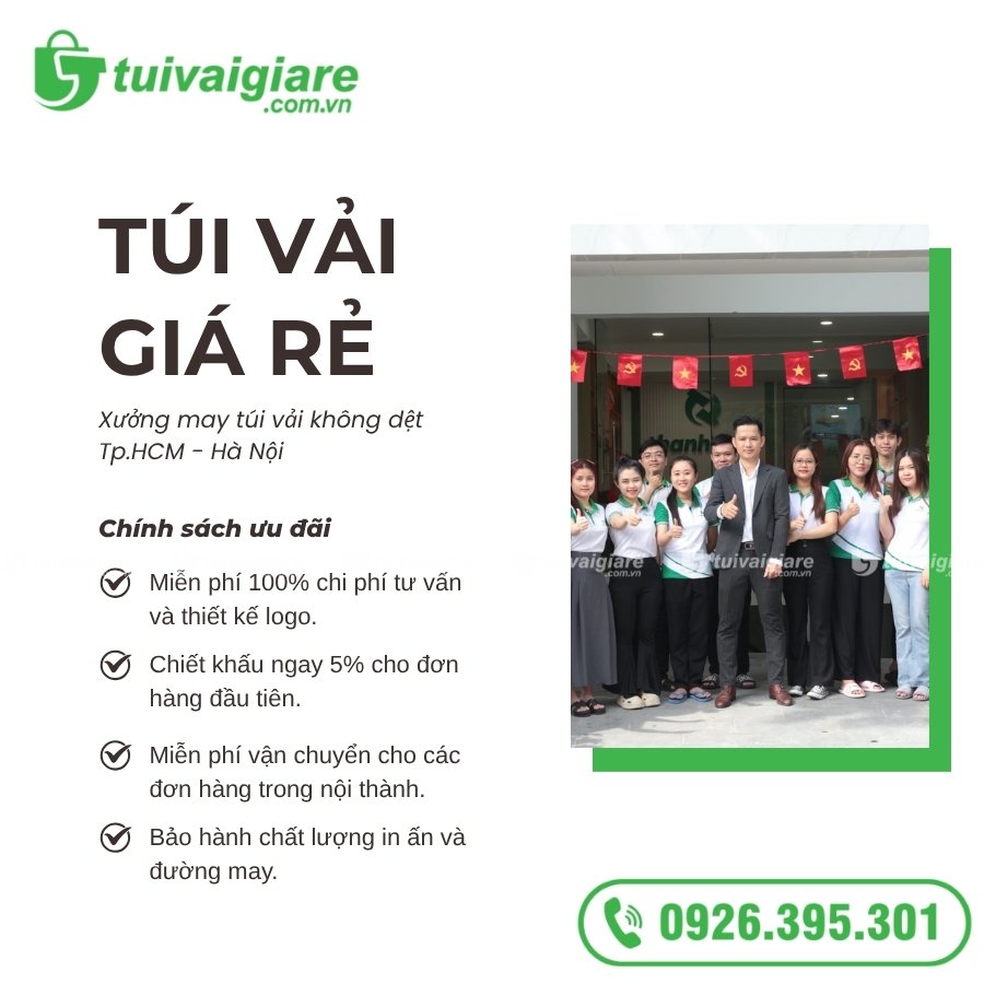 công ty sản xuất túi vải không dệt