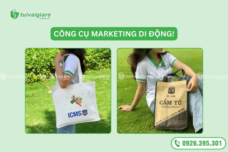 in logo lên túi vải