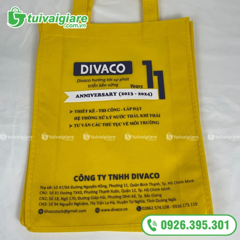 đặt làm túi vải không dệt