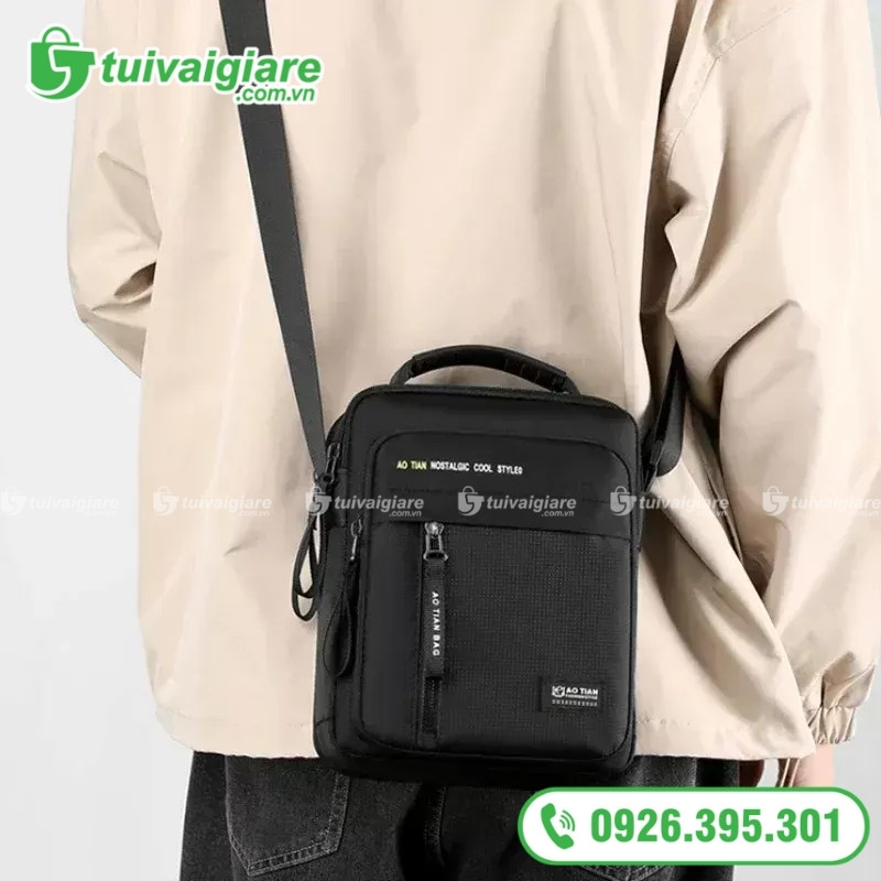 túi vải nam cao cấp đeo chéo 