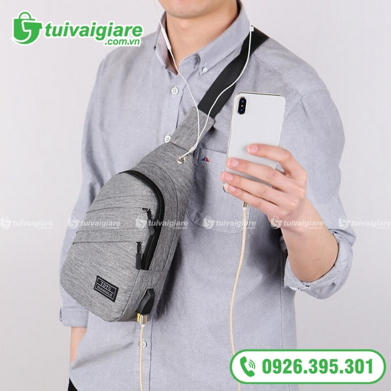 túi vải chéo nam thể thao