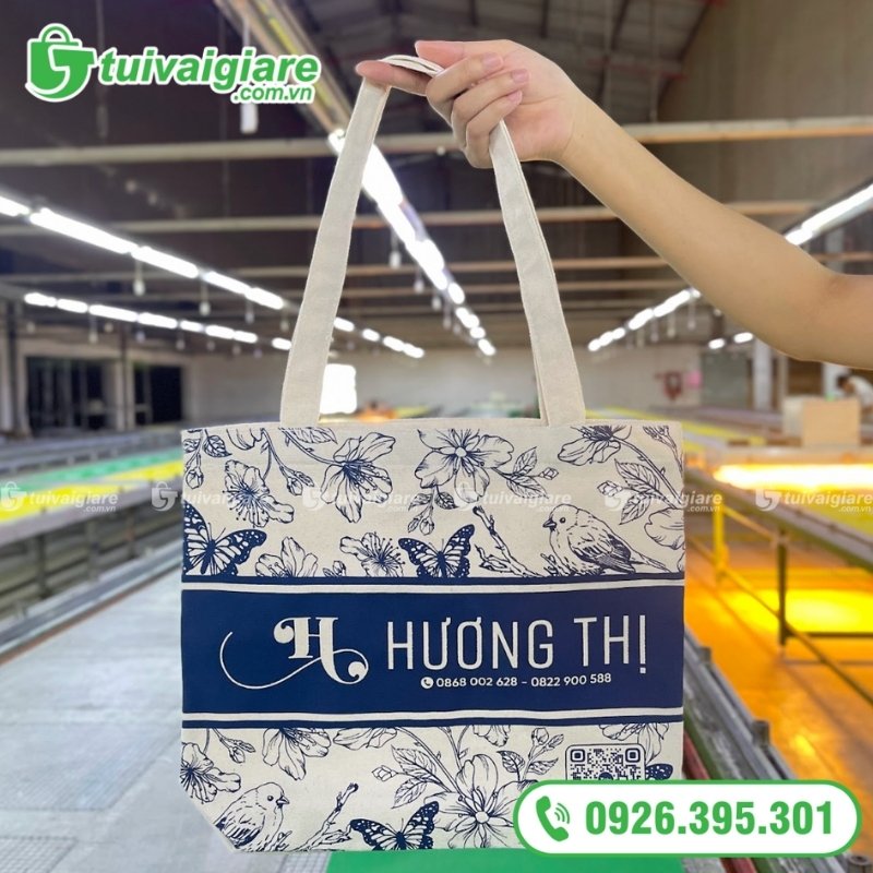 túi vải canvas cho nữ Hương Thị