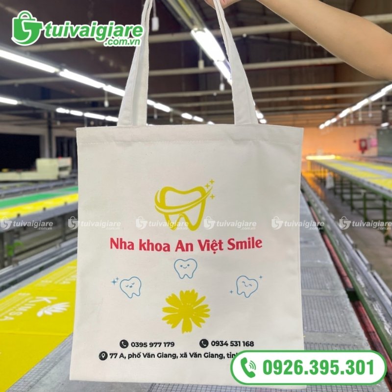 túi canvas tote An Việt Smile