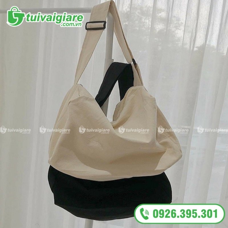 túi vải bố giá sỉ đeo chéo