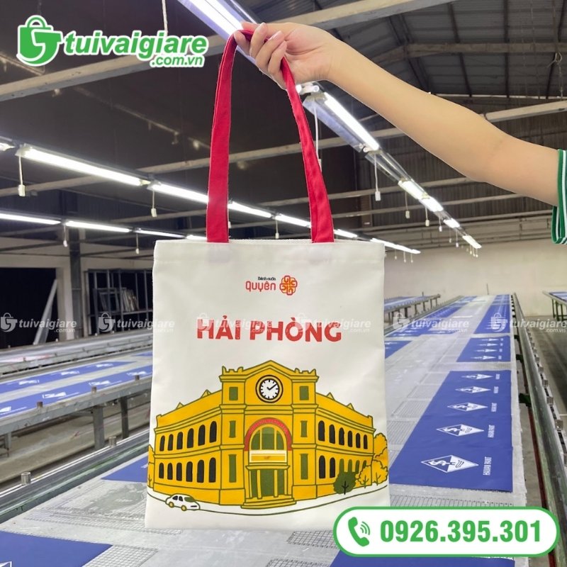 túi canvas vải Hải Phòng