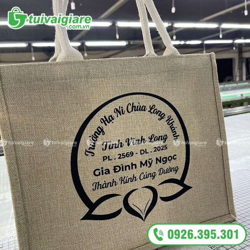 Mẫu túi vải phật giáo 1