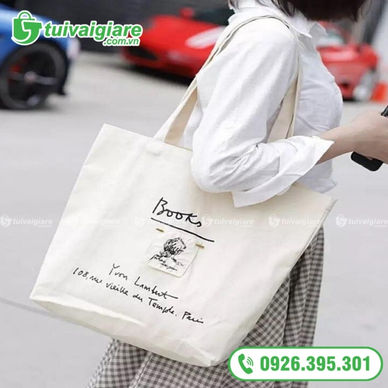 túi vải vai đeo 1 bên 