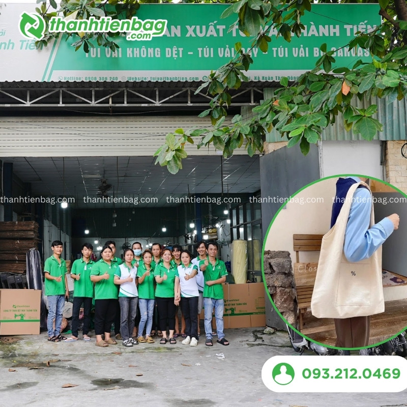 Xưởng may túi vải canvas đẹo vai nữ đẹp, giá rẻ - Túi Vải Giá Rẻ