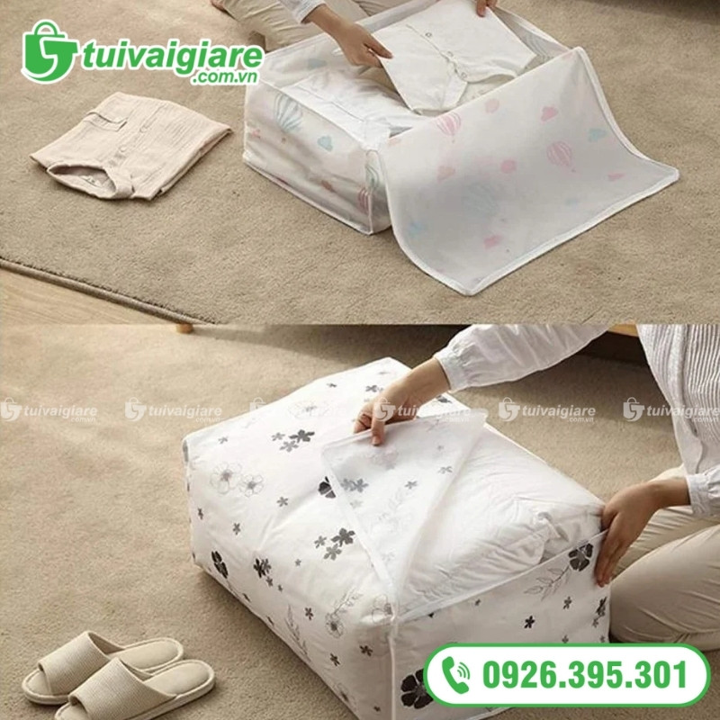 ưu điểm của túi vải dù đựng quần áo