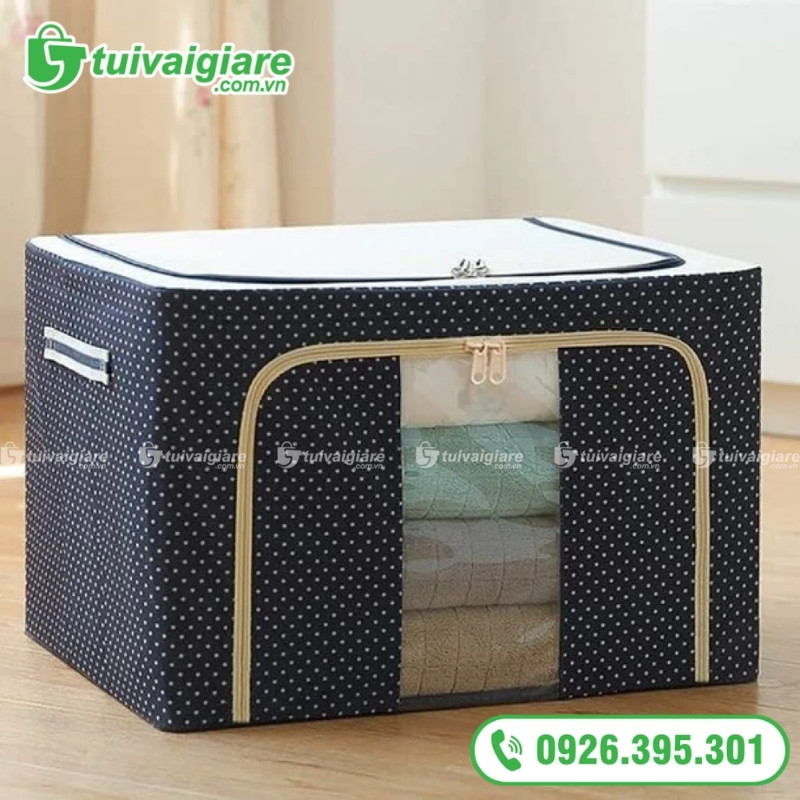 túi vải to đựng đồ có khung thép