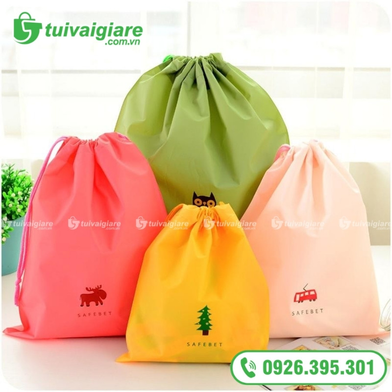 túi đựng đồ bằng vải có dây rút