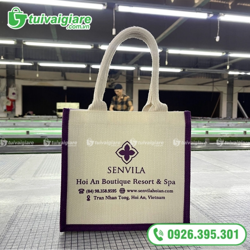 Mẫu túi vải linen quà tặng nail spa 7