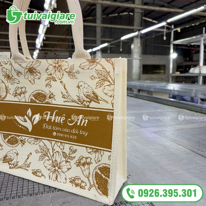 Mẫu túi vải linen quà tặng nail spa 12