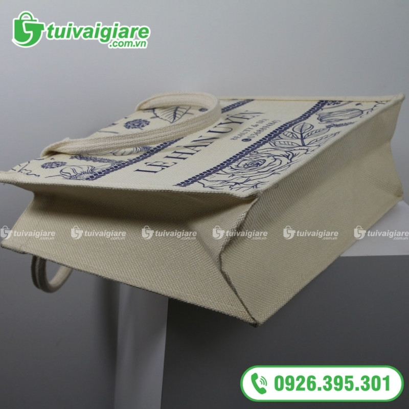 Mẫu túi vải linen quà tặng nail spa 16