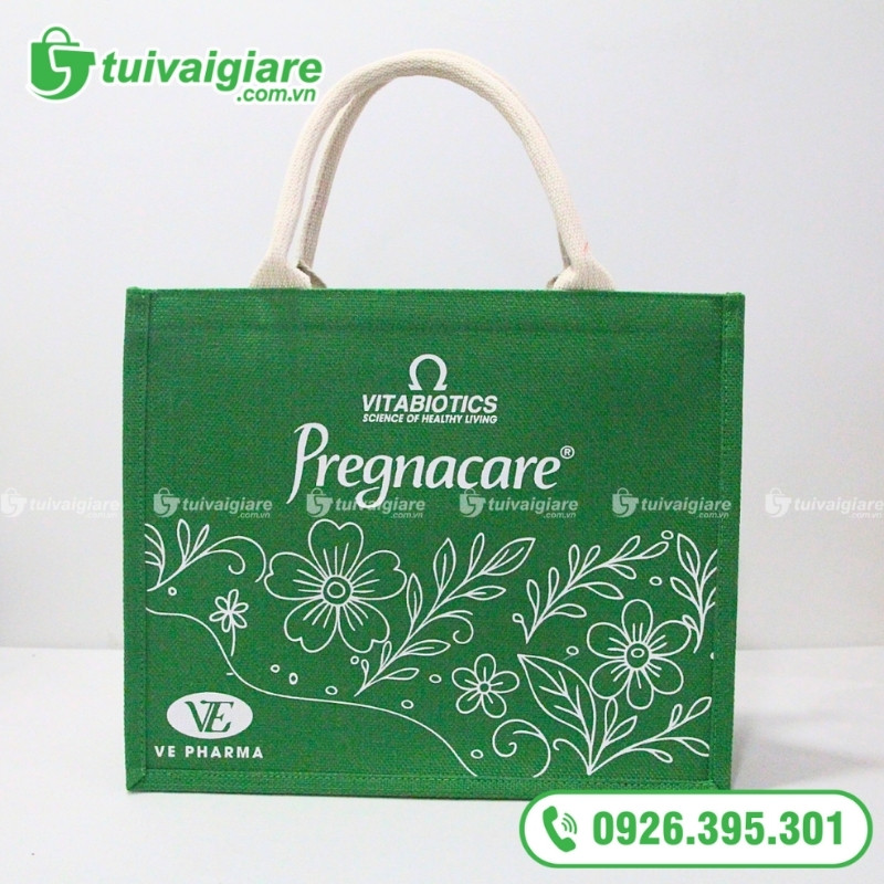 Mẫu túi vải linen nhà thuốc 7