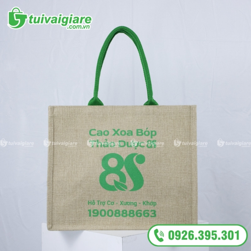 Mẫu túi vải linen nhà thuốc 3