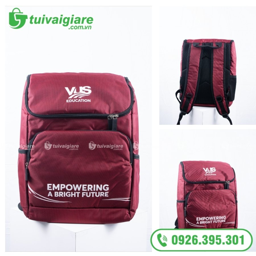 nhận may balo theo yêu cầu VUS Education