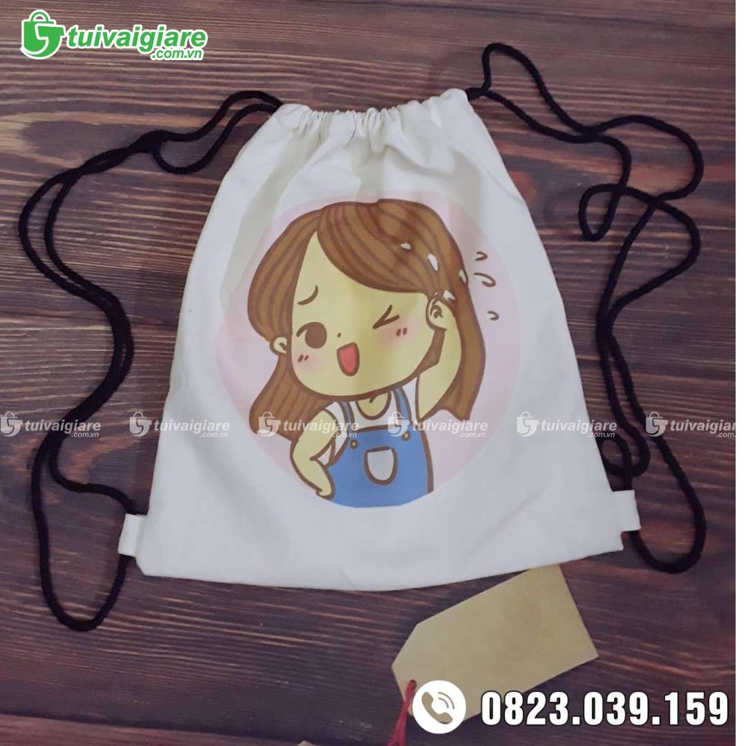 Balo vải bố in hình đẹp