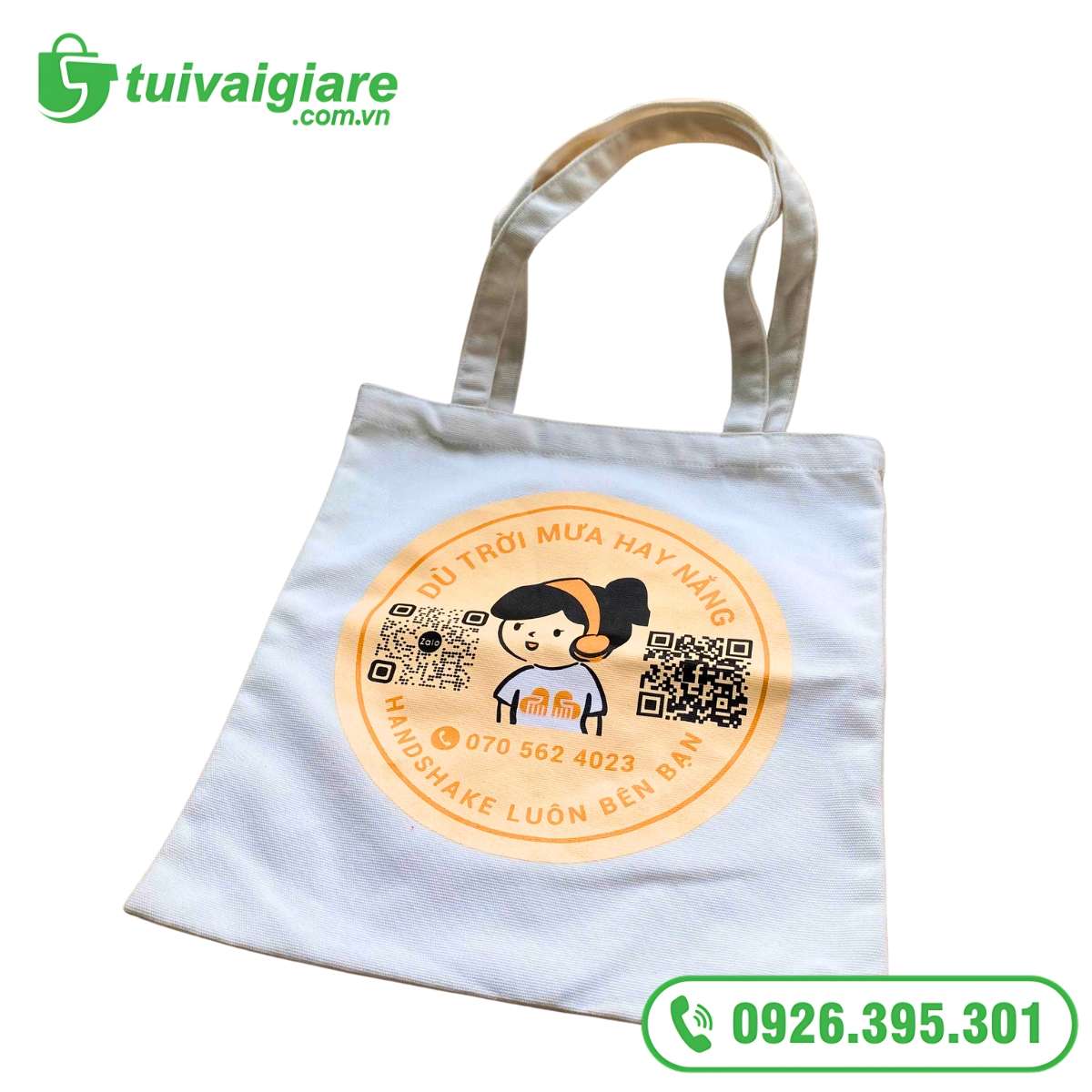 tui vai canvas in hinh
