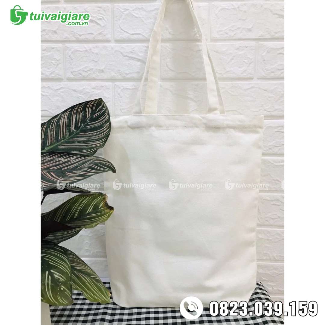 Túi vải bố chặt đáy canvas cao cấp