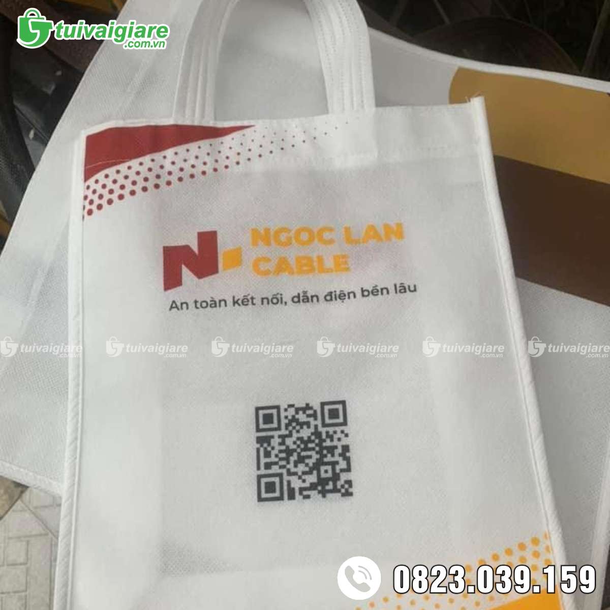 Túi vải quà tặng cửa hàng bán điện thoại
