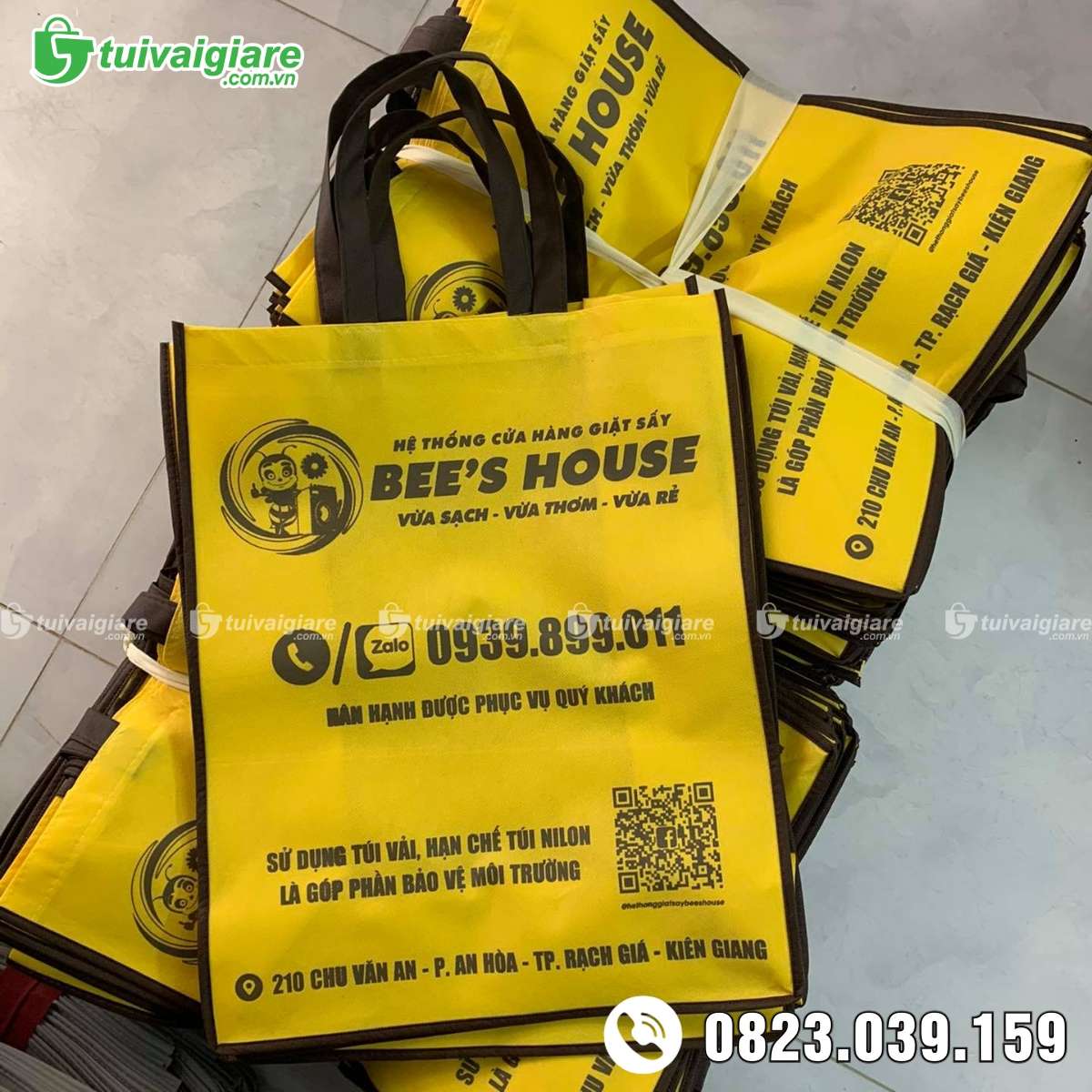Chuyên cung cấp túi vải cho cửa hàng kinh doanh điện thoại