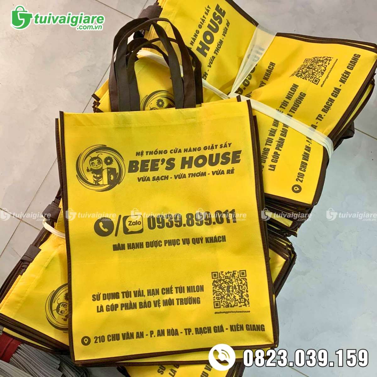 Xưởng may túi vải không dệt đựng giày