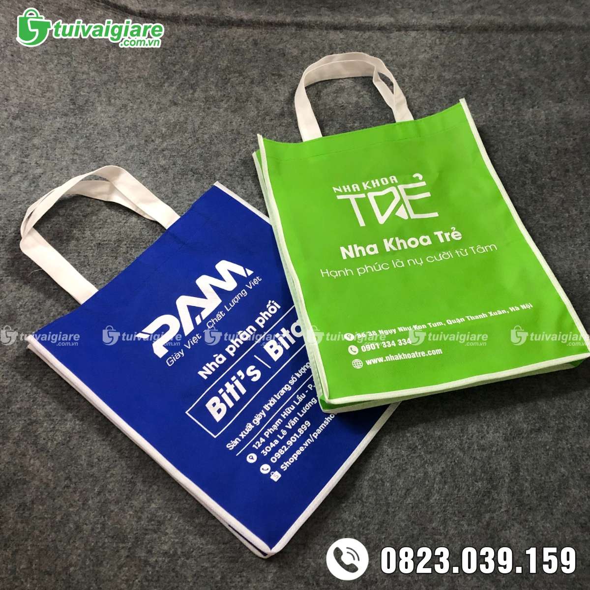 Túi vải quà tặng đựng giày