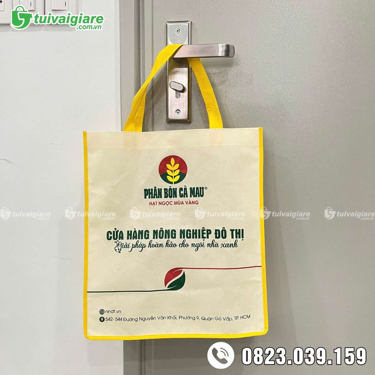 Túi không dệt đựng hồ sơ in logo