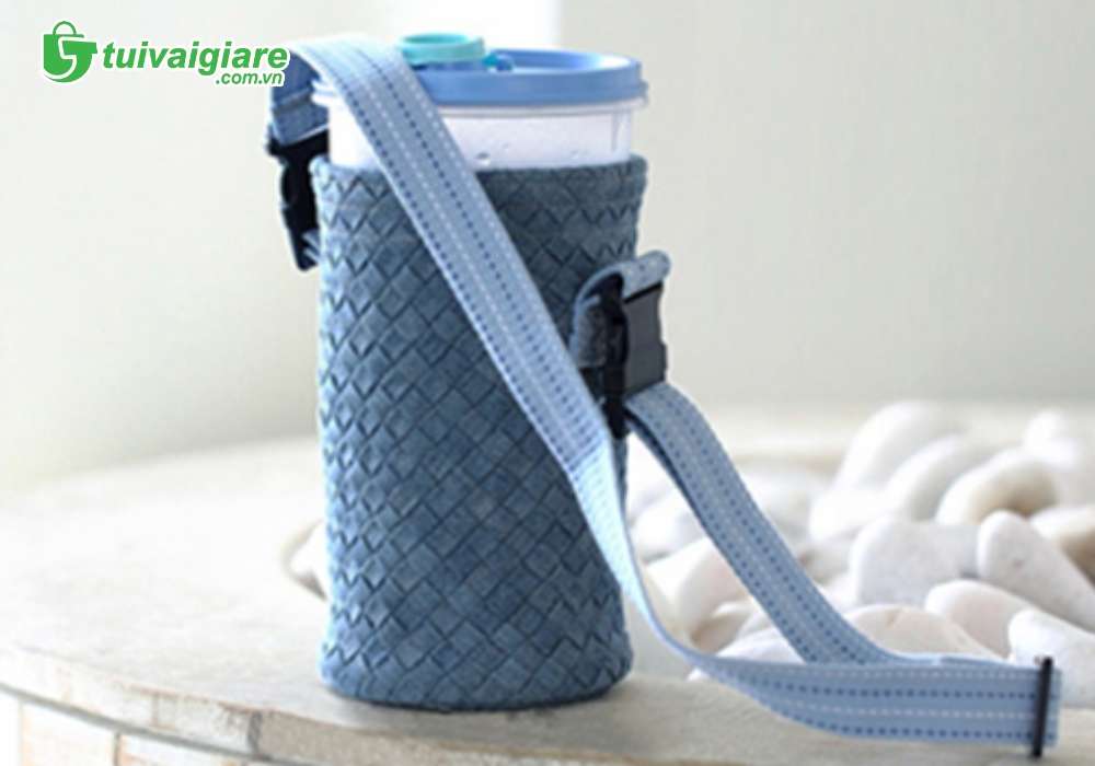 Cách may túi vải đựng bình nước đơn giản