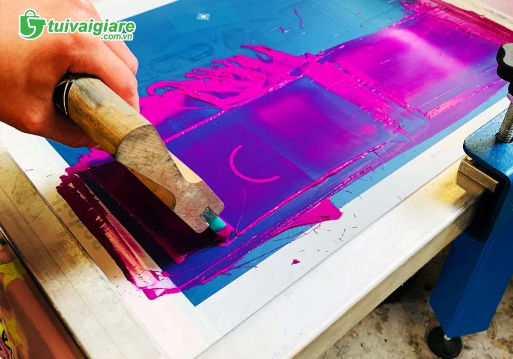 Công nghệ in lụa trên vải