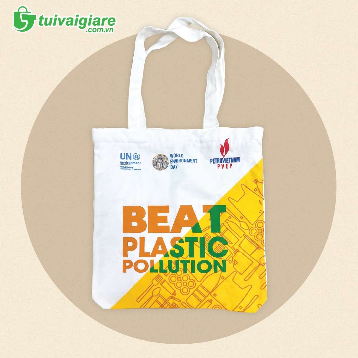 Sử dụng túi vải bảo vệ môi trường