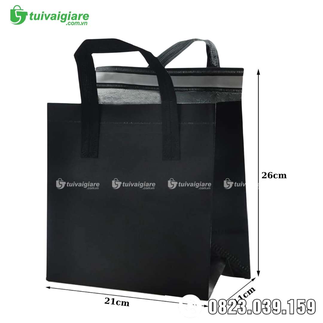Kích thước túi không dệt đựng giữ nhiệt