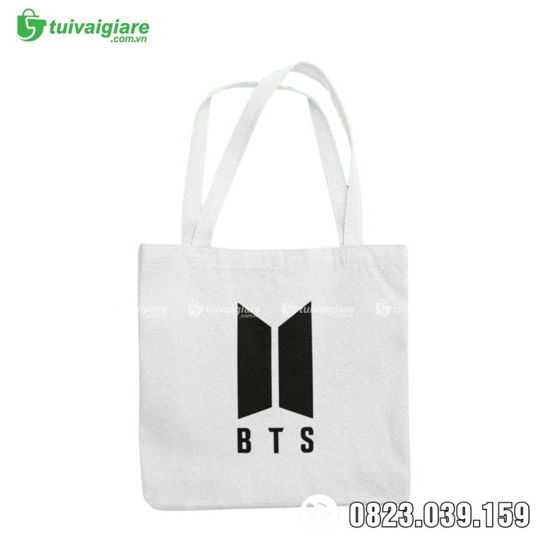 Túi tote trắng BTS