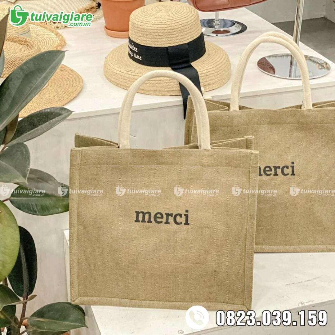 Cung cấp túi vải đay merci số lượng lớn
