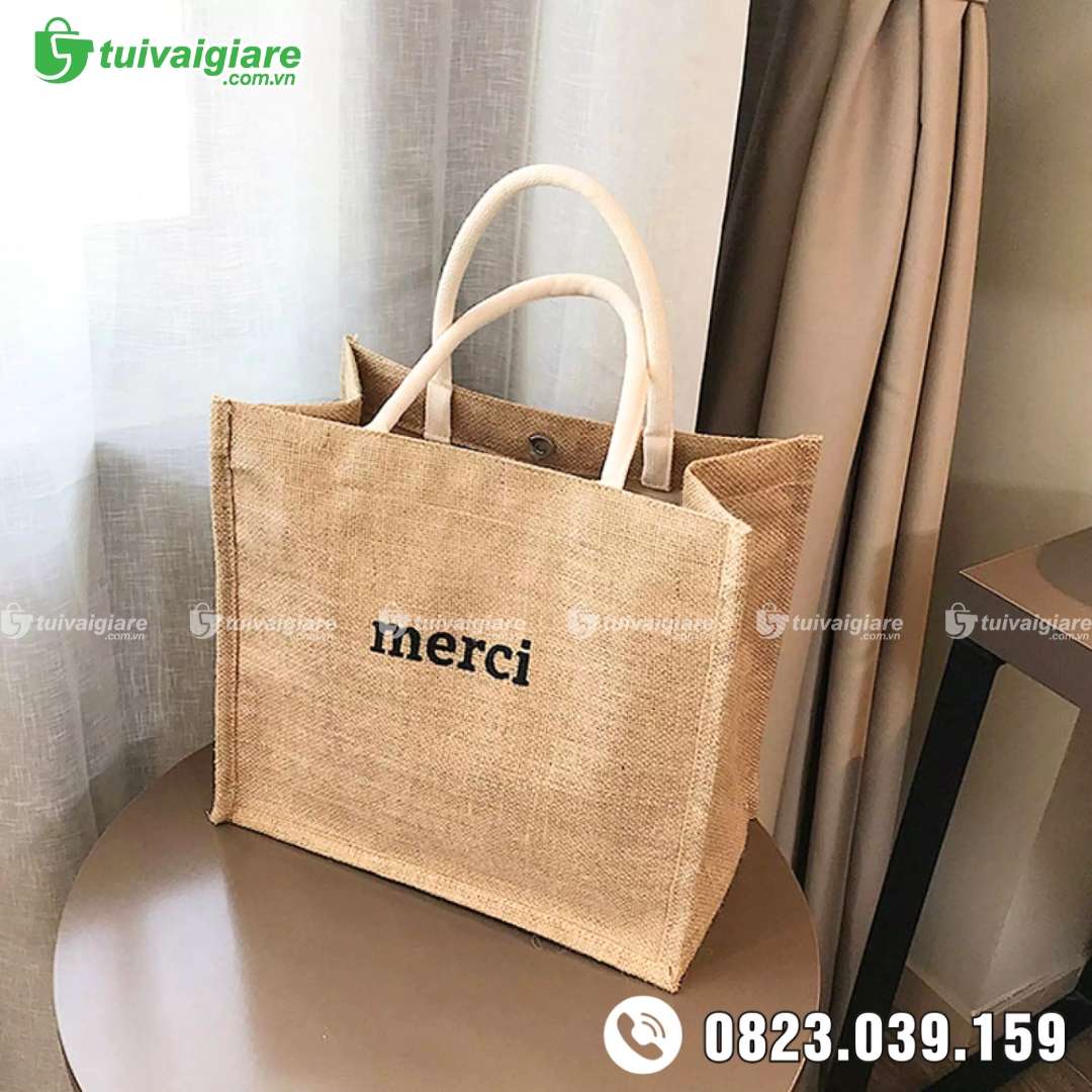 Túi vải đay in theo yêu cầu