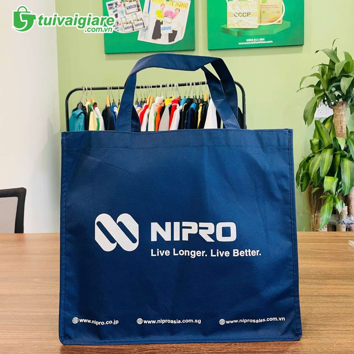 Túi vải không dệt giúp an toàn sức khỏe