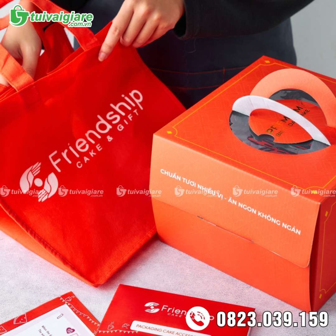 Túi không dệt đựng bánh Friendship