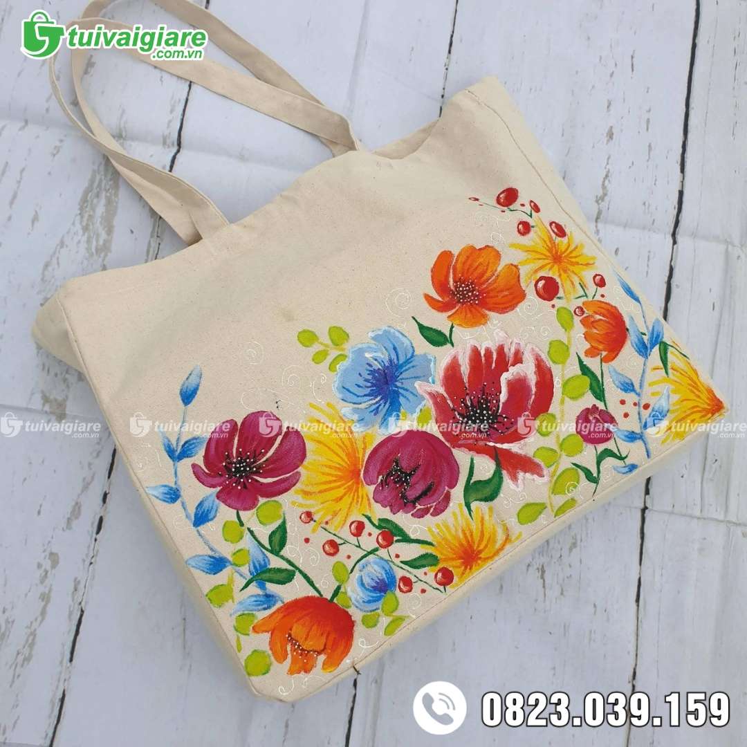 Vẽ màu lên túi