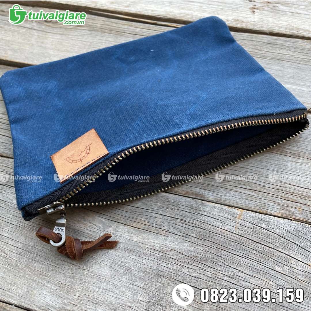 Ví vải canvas đựng bút
