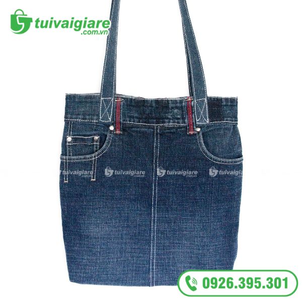 Các Bước May Túi Xách Băng Vải Jean